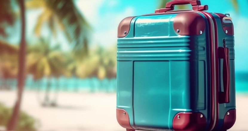how to clean a suitcase