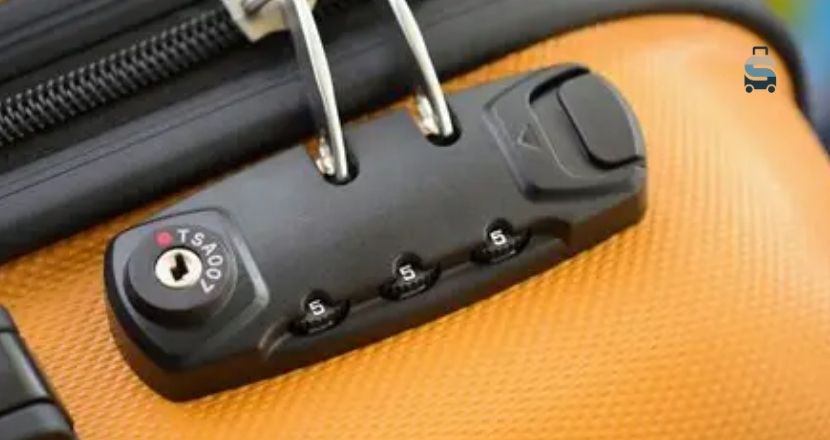 how to lock away suitcase