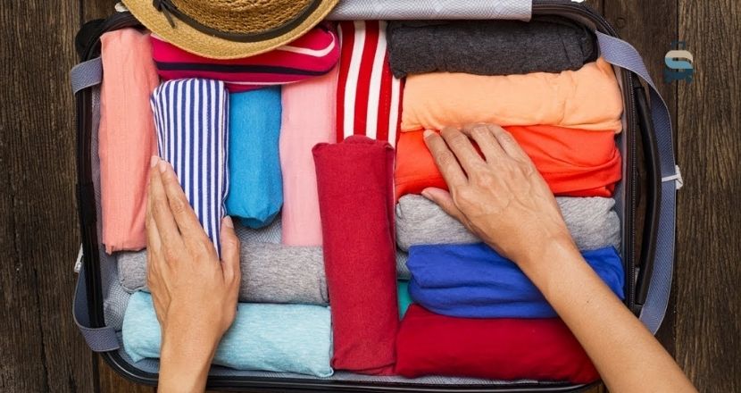 how to pack clothes in suitcase