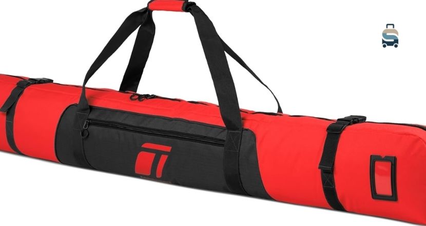how to pack skis in ski bag