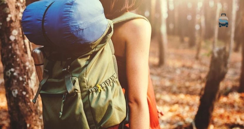 how to attach a sleeping bag to a backpack