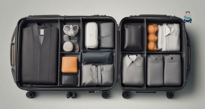 how to fold clothes to save space in luggage